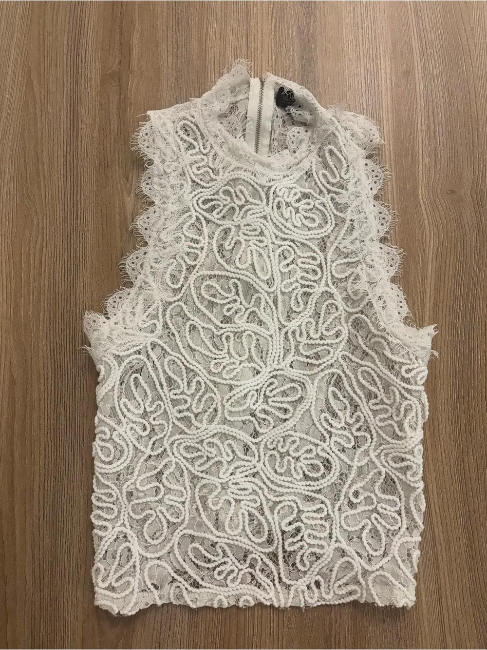 Whispers White Lace Bolero